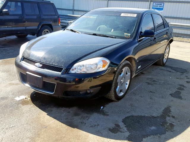 2G1WD58C279411645 - 2007 CHEVROLET IMPALA SUP 黑色 照片 2