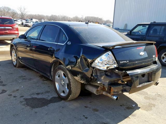 2G1WD58C279411645 - 2007 CHEVROLET IMPALA SUP 黑色 照片 3