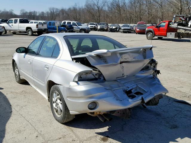 1G2NF52FX3C193364 - 2003 PONTIAC GRAND AM S SILVER photo 3