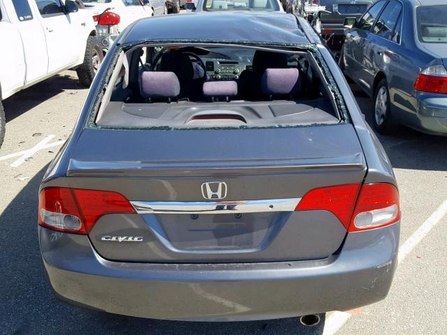 2HGFA16619H316641 - 2009 HONDA CIVIC LX-S 灰色 照片 9