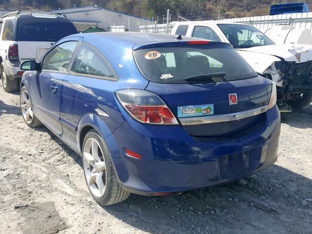 W08AT271585046484 - 2008 SATURN ASTRA XR BLUE photo 3