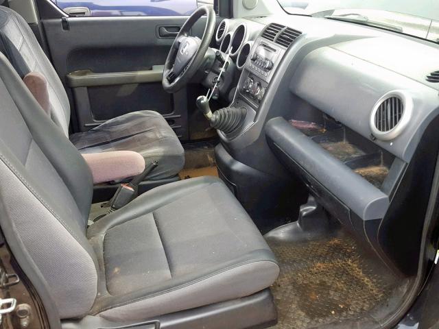 5J6YH27615L020825 - 2005 HONDA ELEMENT EX BLUE photo 5