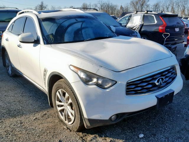 JNRAS18W39M153524 - 2009 INFINITI FX35 WHITE photo 1