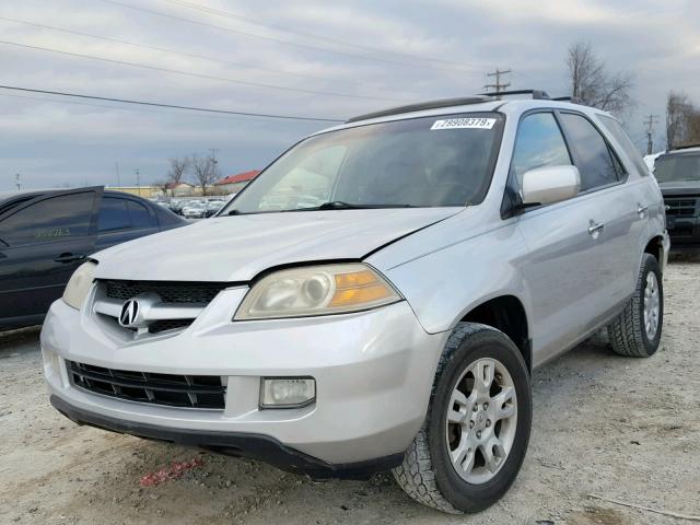 2HNYD18926H522465 - 2006 ACURA MDX TOURIN SILVER photo 2