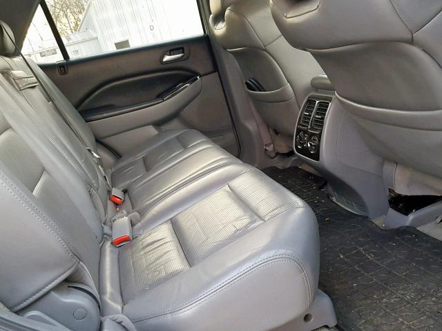 2HNYD18926H522465 - 2006 ACURA MDX TOURIN SILVER photo 6