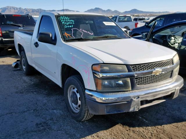 1GCCS149X78141868 - 2007 CHEVROLET COLORADO WHITE photo 1