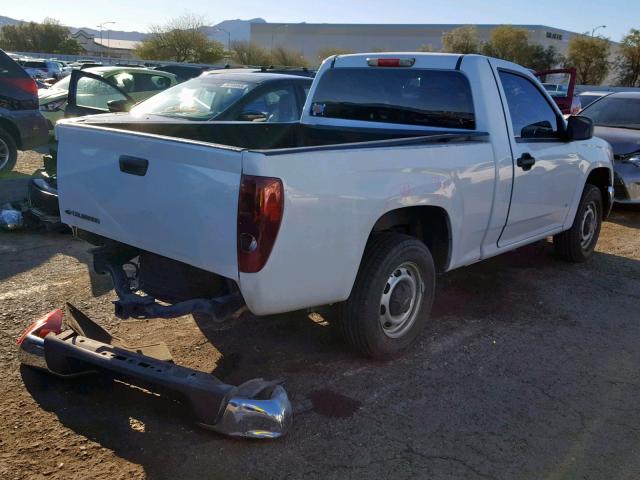 1GCCS149X78141868 - 2007 CHEVROLET COLORADO WHITE photo 4