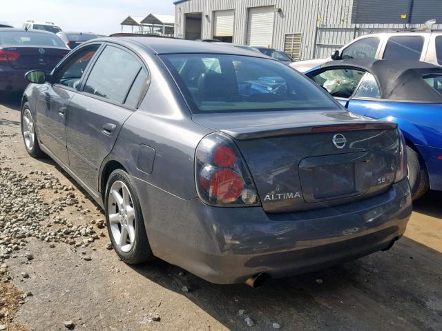 1N4BL11E75C380014 - 2005 NISSAN ALTIMA SE GRAY photo 3