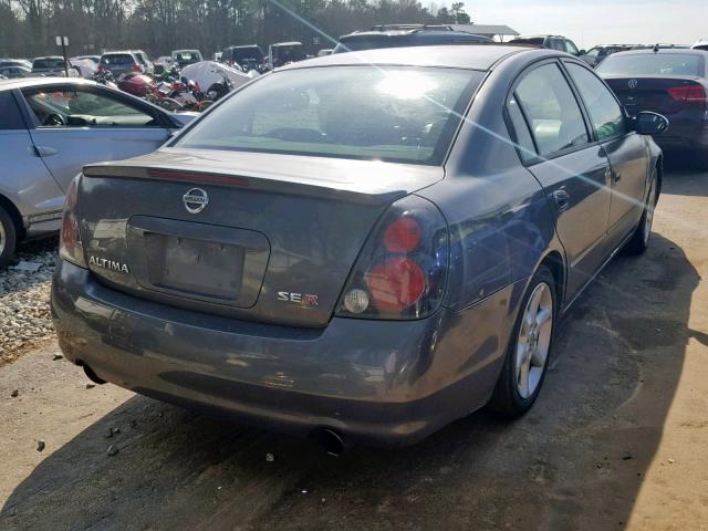 1N4BL11E75C380014 - 2005 NISSAN ALTIMA SE GRAY photo 4