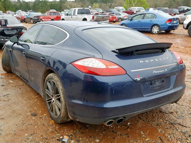 WP0AB2A70DL061178 - 2013 PORSCHE PANAMERA S BLUE photo 3