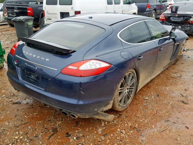 WP0AB2A70DL061178 - 2013 PORSCHE PANAMERA S BLUE photo 4