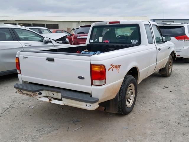 1FTYR14VXXTA56296 - 1999 FORD RANGER WHITE photo 4