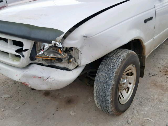 1FTYR14VXXTA56296 - 1999 FORD RANGER WHITE photo 9