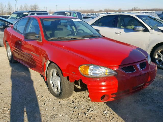 1G2NE52E9XC584599 - 1999 PONTIAC GRAND AM S RED photo 1