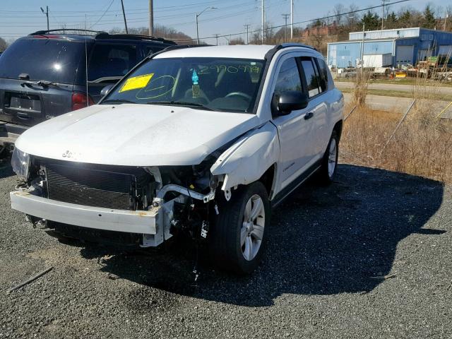 1C4NJCBB6ED726173 - 2014 JEEP COMPASS SP Ақ фото 2