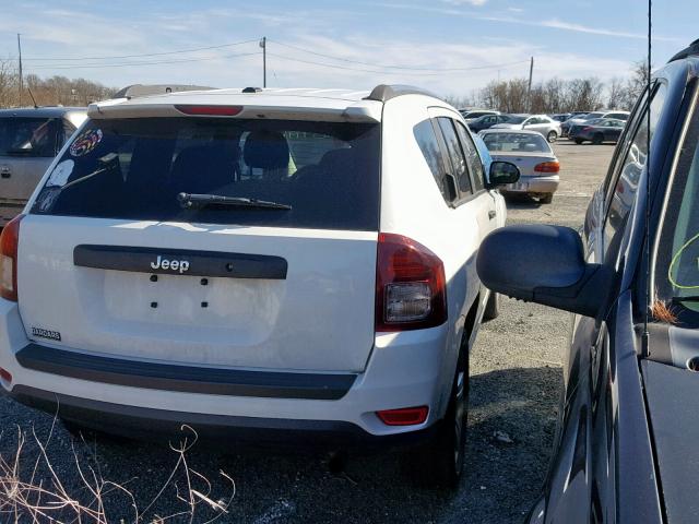 1C4NJCBB6ED726173 - 2014 JEEP COMPASS SP Ақ фото 4