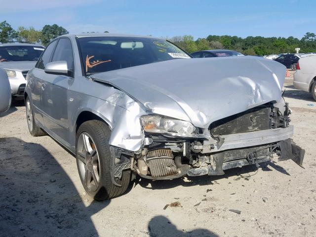WAUAF78E88A108185 - 2008 AUDI A4 2.0T SILVER photo 1