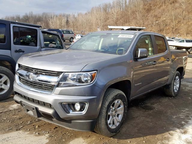 1GCPTCE13J1122789 - 2018 CHEVROLET COLORADO L GRAY photo 2
