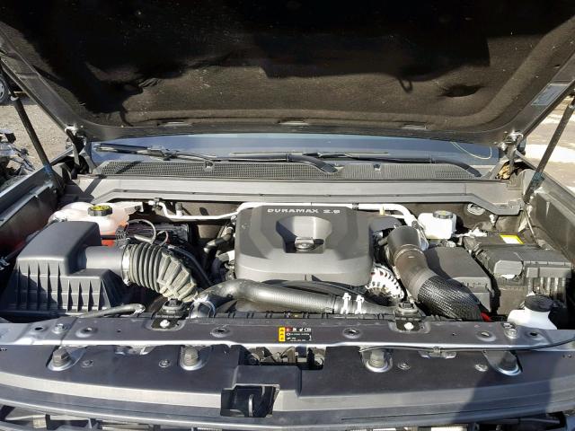 1GCPTCE13J1122789 - 2018 CHEVROLET COLORADO L GRAY photo 7