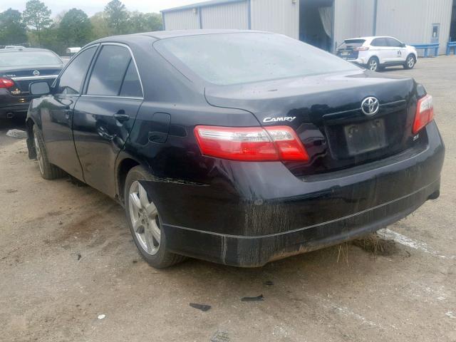 4T1BE46K49U865596 - 2009 TOYOTA CAMRY BASE BLACK photo 3