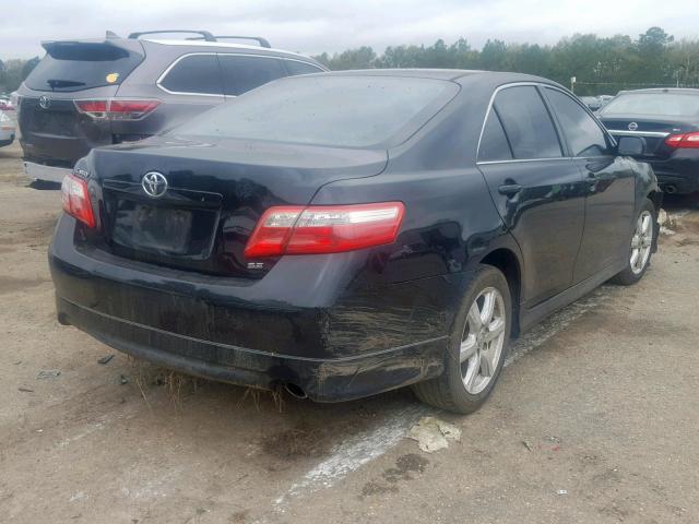 4T1BE46K49U865596 - 2009 TOYOTA CAMRY BASE BLACK photo 4