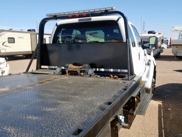 3FRWX6FC1BV616023 - 2011 FORD F650 SUPER WHITE photo 9