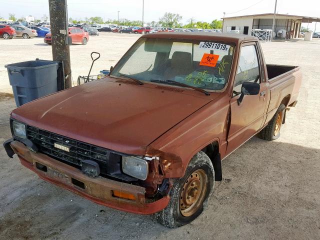 JT4RN50R5G0184947 - 1986 TOYOTA PICKUP 1/2 ORANGE photo 2