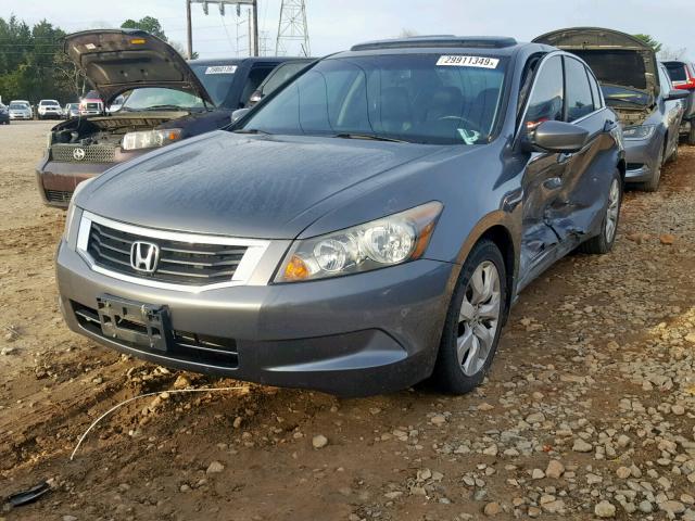 1HGCP26809A101565 - 2009 HONDA ACCORD EXL GRAY photo 2