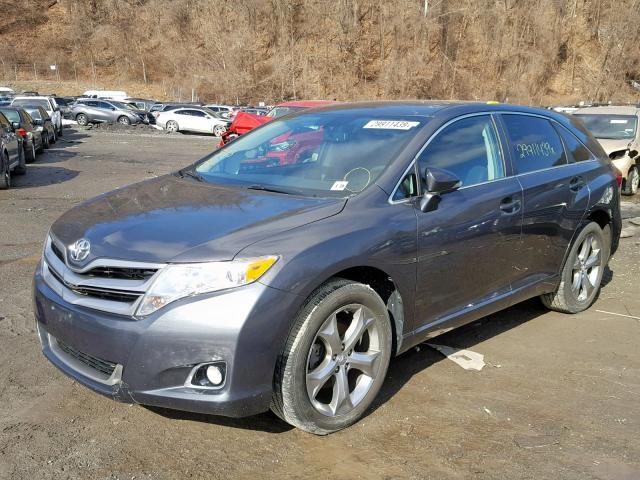 4T3BK3BB2EU101546 - 2014 TOYOTA VENZA LE GRAY photo 2