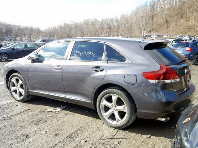 4T3BK3BB2EU101546 - 2014 TOYOTA VENZA LE GRAY photo 3