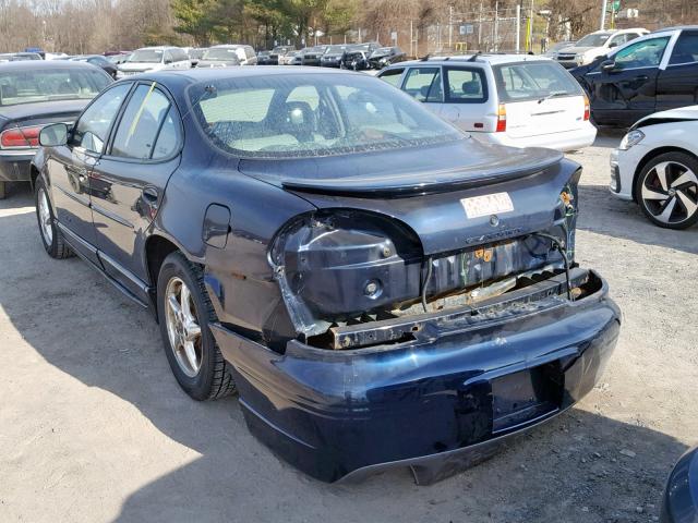 1G2WP52K62F183409 - 2002 PONTIAC GRAND PRIX BLUE photo 3