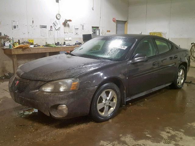 2G2WP552481136536 - 2008 PONTIAC GRAND PRIX BLACK photo 2