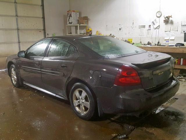 2G2WP552481136536 - 2008 PONTIAC GRAND PRIX BLACK photo 3