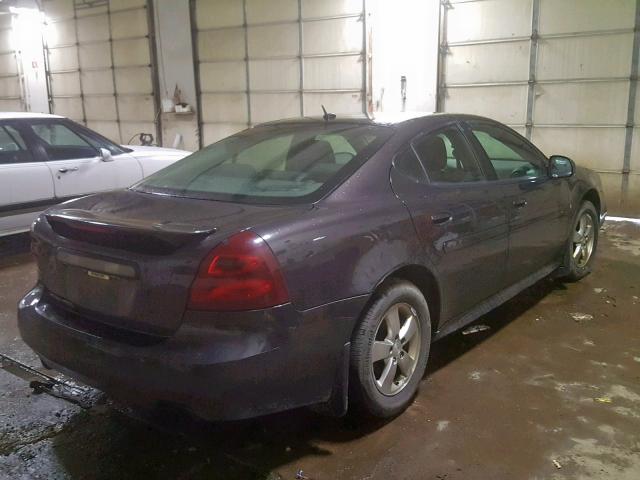 2G2WP552481136536 - 2008 PONTIAC GRAND PRIX BLACK photo 4