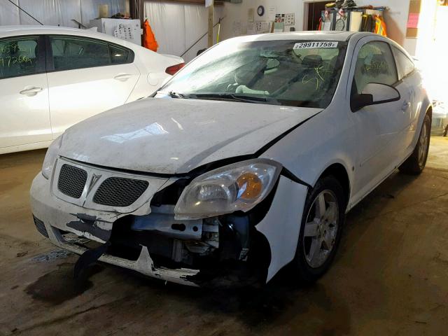 1G2AS18H497290783 - 2009 PONTIAC G5 WHITE photo 2