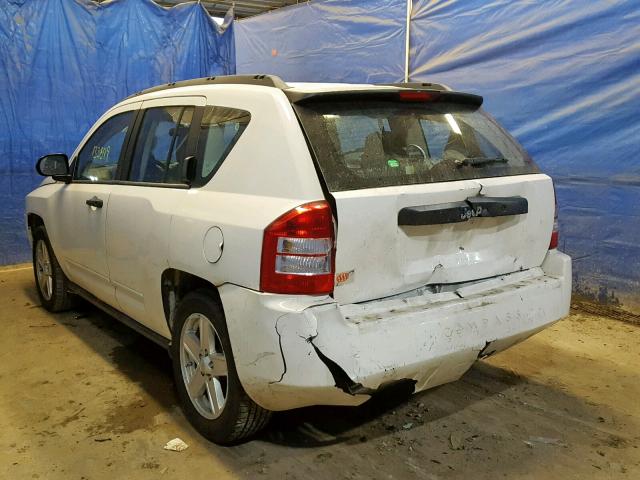 1J4FT47B99D189148 - 2009 JEEP COMPASS SP თეთრი ფოტო 3