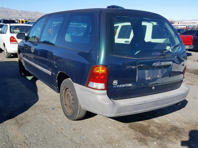 2FTZA54451BB59465 - 2001 FORD WINDSTAR GREEN photo 3