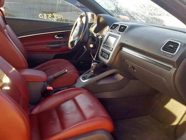 WVWFW7AH2CV007710 - 2012 VOLKSWAGEN EOS LUX Черный фото 5