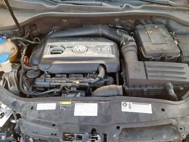 WVWFW7AH2CV007710 - 2012 VOLKSWAGEN EOS LUX Черный фото 7