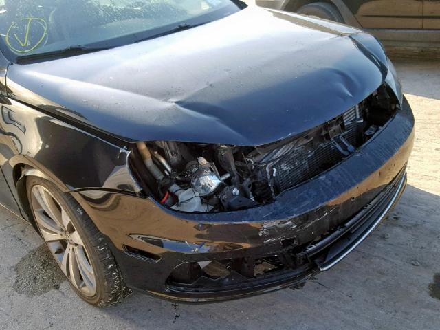 WVWFW7AH2CV007710 - 2012 VOLKSWAGEN EOS LUX Черный фото 9