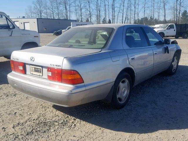 JT8BH28F2X0146074 - 1999 LEXUS LS 400 GRAY photo 4