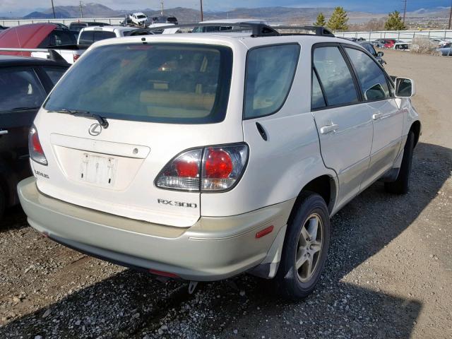 JTJGF10U420131969 - 2002 LEXUS RX 300 WHITE photo 4