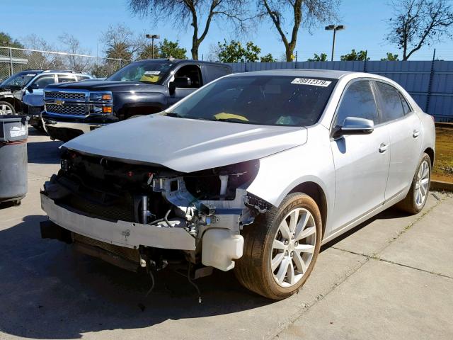 1G11H5SA8DF242367 - 2013 CHEVROLET MALIBU LTZ SILVER photo 2