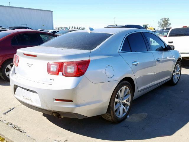 1G11H5SA8DF242367 - 2013 CHEVROLET MALIBU LTZ SILVER photo 4