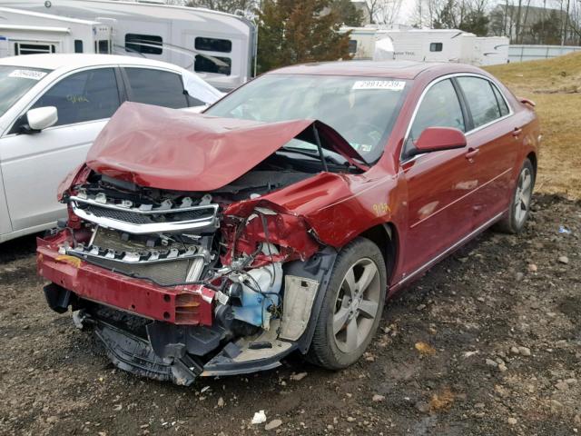 1G1ZJ57B69F202899 - 2009 CHEVROLET MALIBU 2LT MAROON photo 2