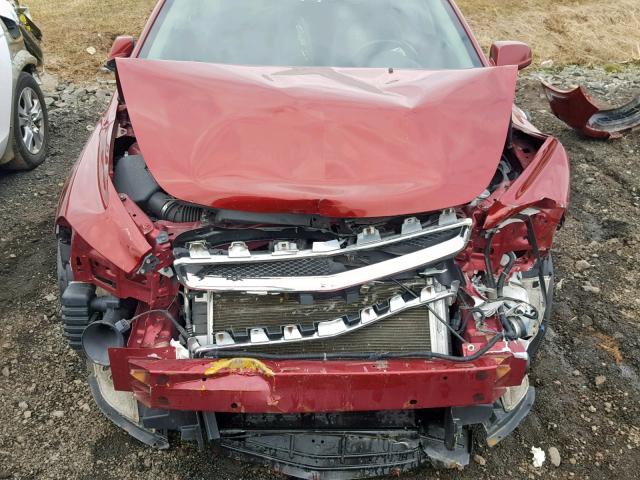 1G1ZJ57B69F202899 - 2009 CHEVROLET MALIBU 2LT MAROON photo 7