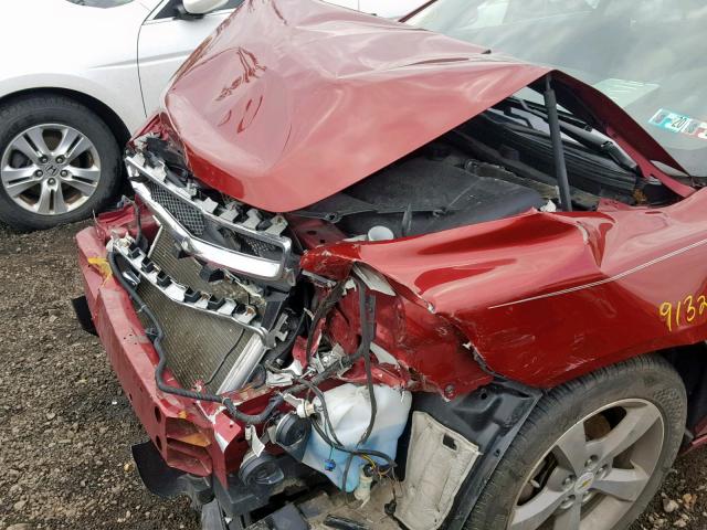 1G1ZJ57B69F202899 - 2009 CHEVROLET MALIBU 2LT MAROON photo 9