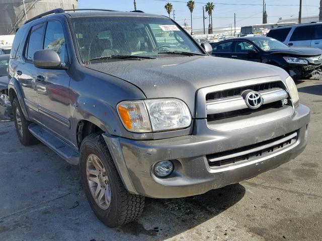 5TDZT38A45S256515 - 2005 TOYOTA SEQUOIA LI GRAY photo 1