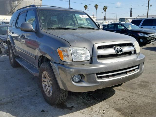 5TDZT38A45S256515 - 2005 TOYOTA SEQUOIA LI GRAY photo 9