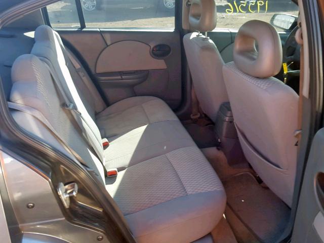 1G8AJ58F77Z168791 - 2007 SATURN ION LEVEL GRAY photo 6
